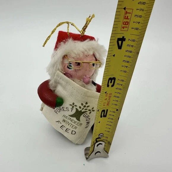 VTG Forest Grown Santa Christmas Ornament Designed Kurt S. Adler - Picture 5 of 5